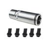 18PC 3/8" 1/4" Drive Glow Plug Removal Socket Set Thin Slotted Tool Kit 8mm,9mm and 10mm deep sockets Replacement tool kit