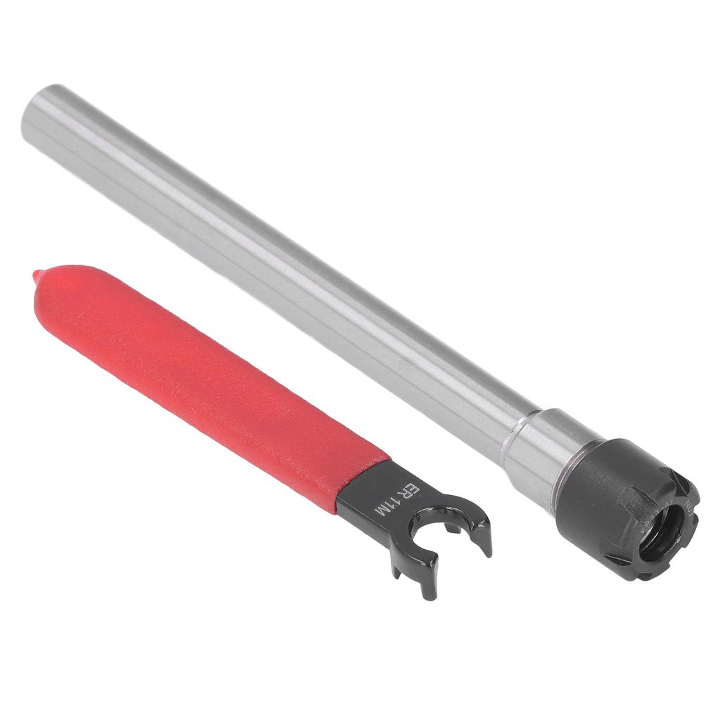 Spannzangenfutterhalter Gerade Lang CNC Fräsen Verlängerungsstange 17mm Spannbereich Schlüssel(C10ER11M100L