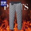 Luomeng Men's Goose Down Winter Straight-Leg Warm Pants