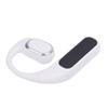 Wireless Bluetooth Earphone Digital Display Water Proof Over Ear Bud with Ear Hook for Mobile Phones White