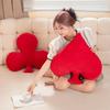 Squishy Down Cotton Stuffed Poker Plush Pillow Soft Red Black Spade Diamond Heart Club Back Support Sofa Chair Bed Decor Gift