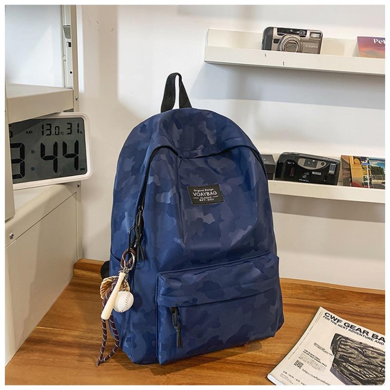 Simple and Versatile Backpack On Campus  High School Students' Large Capacity Leisure  Light Shoulders for Men and Women.