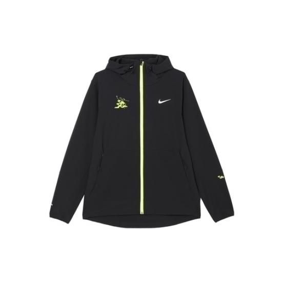 Nike Неограниченные куртки-дождевики Пальто Мужские Черный HQ4735-010 EU XL