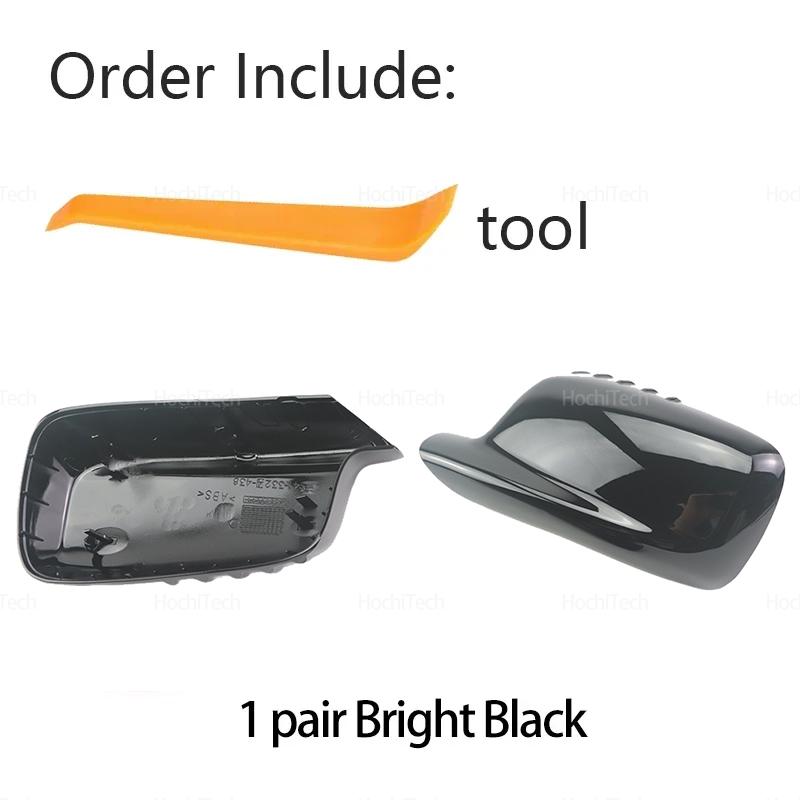 

2PCS for BMW 3 Series E46 2 Doors 7 Series E65 E66 E67 E68 2001-2008 Replacement Style Carbon Fiber Mirror Cover Covers