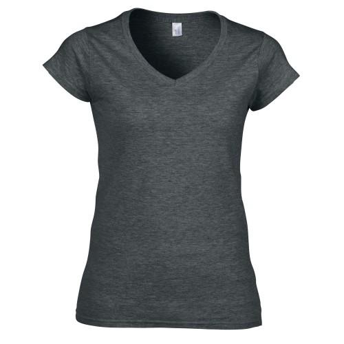 Gildan Womens/Ladies Softstyle Heather V Neck T-Shirt