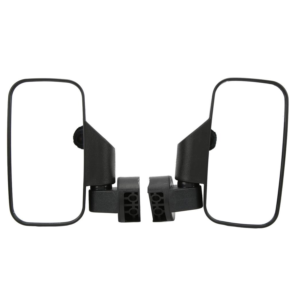 1.75in 2in Rear View Mirror Side Mirrors Replacement For Polaris RZR UTV AVT Roll Bar Black
