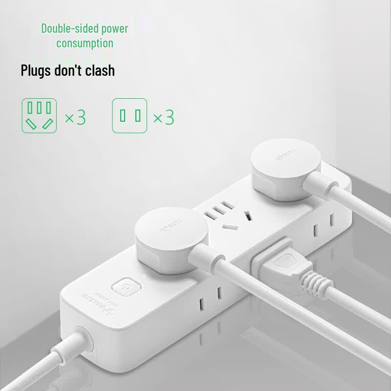 BULL Multi-Outlet Power Strip CN Plug (adapter Included)