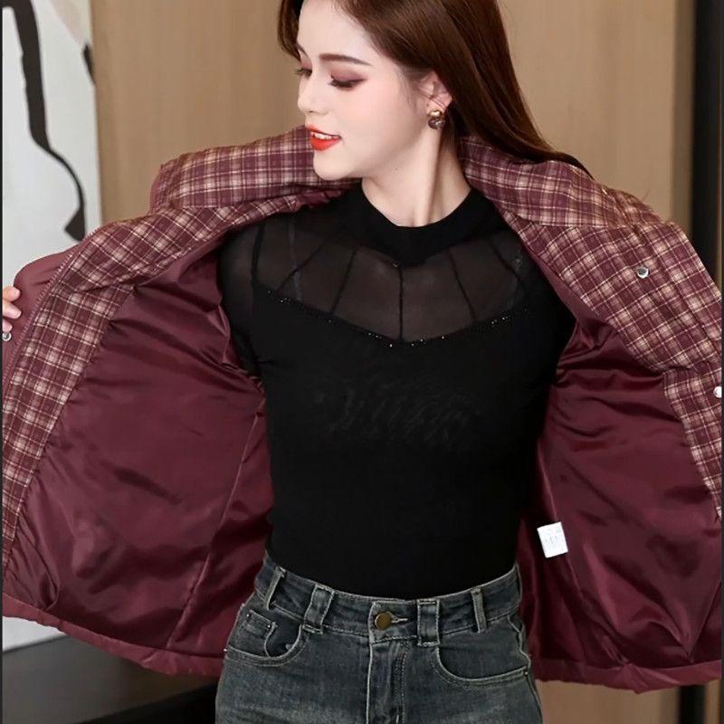 Fashion Short Cotton-padded Coat Ladies Winter  New Thick Down Jacket Women Parkas Casual Outcoat Western Style Overcoat Top