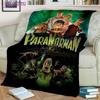 Horor Kreslený film Paranorman Throw Deka Flanelová deka Domácí dekorace Základy pokoje Deka Deka Pohovka a postel Deka