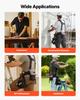 Tool Belt, 19 Pockets Tool Pouch with Suspenders for Men, Heavy Duty Adjustable Utility Belt Work Bag Detachable Suspension Rig for Electrician,