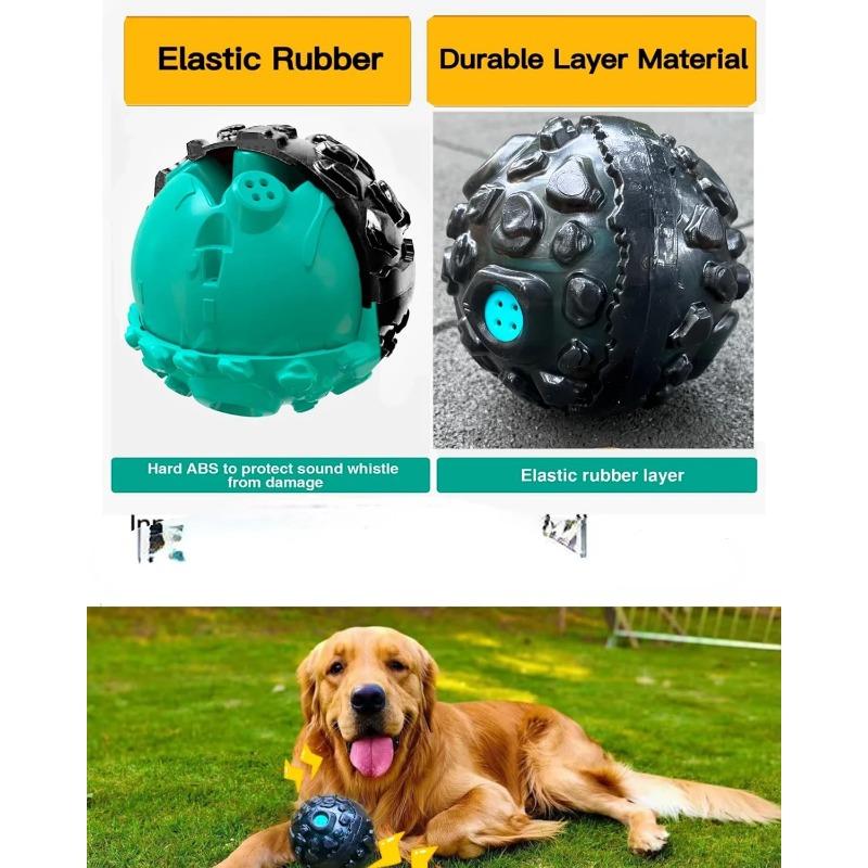 GIggle Dog Toy  Indestructible Pet Toy Funny Squeaky When Wiggle for Large Medium Small Aggressive Chewers  Interactive Hard T