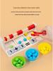 Wooden Children's Multifunctional Abacus and Calculating Rack - Educational Math Toy with Beads for Primary Students.