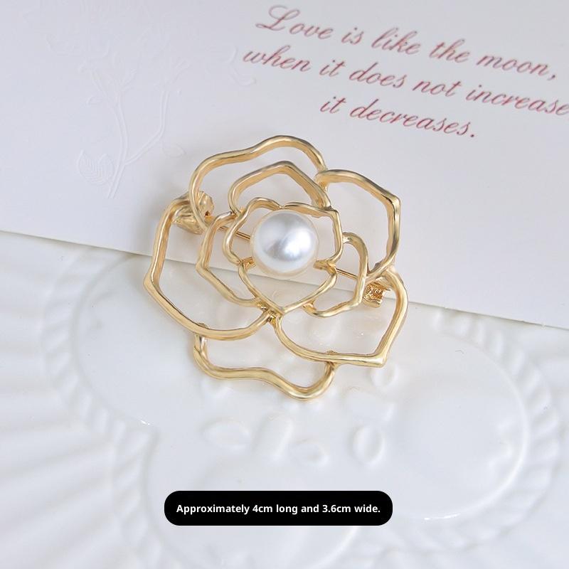 Броши Камелия для Женщин Унисекс Эмаль Цветочный Дизайн Растительные Булавки Офис Вечеринка Подарки Друзьям Ювелирные Аксессуары