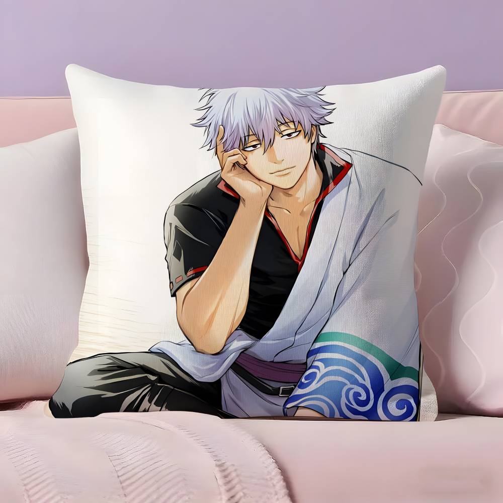 G-GINTAMA Anime Pillow Case  Ultra Soft Skin Friendly Fabric Cloud Like Comfort & Concealed Zipper