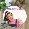 1pc Ms Rachel1 Print Round Carpet Chair Round Carpet Suitable for Bedroom Living Room Home Decorative Carpet