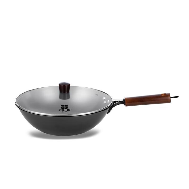 SANHO Nitrided Iron Wok