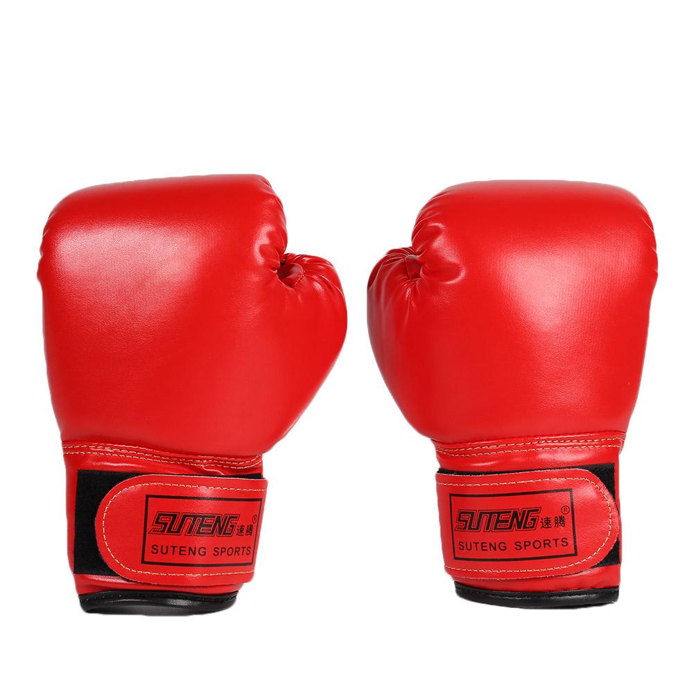 2Pcs Kids Boxing Gloves PU Leather Training Gloves Breathable Muay Thai Mitts Fighting Mitts for Punching Bag