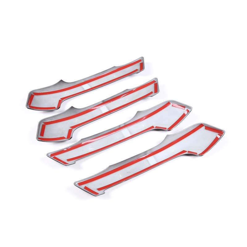 ABS Matte Black For Toyota Land Cruiser Prado FJ150 150 2010-2018 Car Interior Door Armrest Protector Cover Sticker Accessories