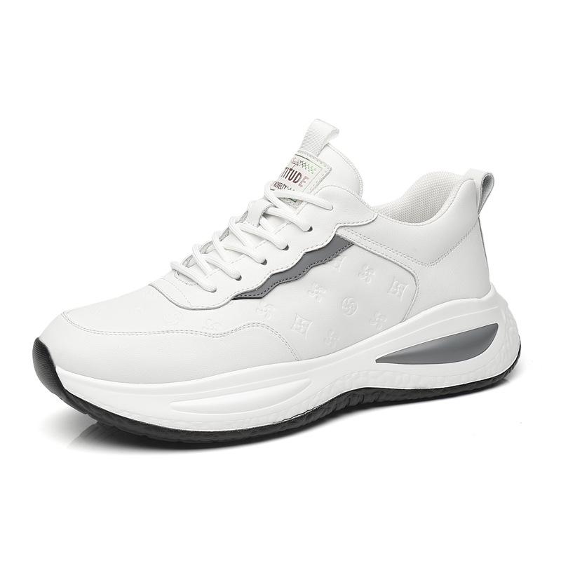 

Spring and summer new Korean version of trendy versatile leather shoes men s sports and leisure breathable trendy shoes 38