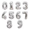 16 32 40 Inch Air Number Large Figures Foil Balloons Happy Birthday Wedding Party Decorations Baby Shower Globos