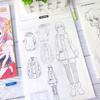 Beginner's Comic Character Drawing Book Sketch Portrait Tutorial Book Line Tracing Copybook Children's Watercolor Coloring Book