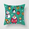 Christmas theme Christmas tree decoration printed pattern cushion cover home living room sofa decoration pillow pillow cover