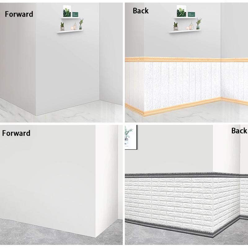 Waterproof And Impact-Resistant Edge Banding For Background Walls Living Room Decorations, And Wall Stickers