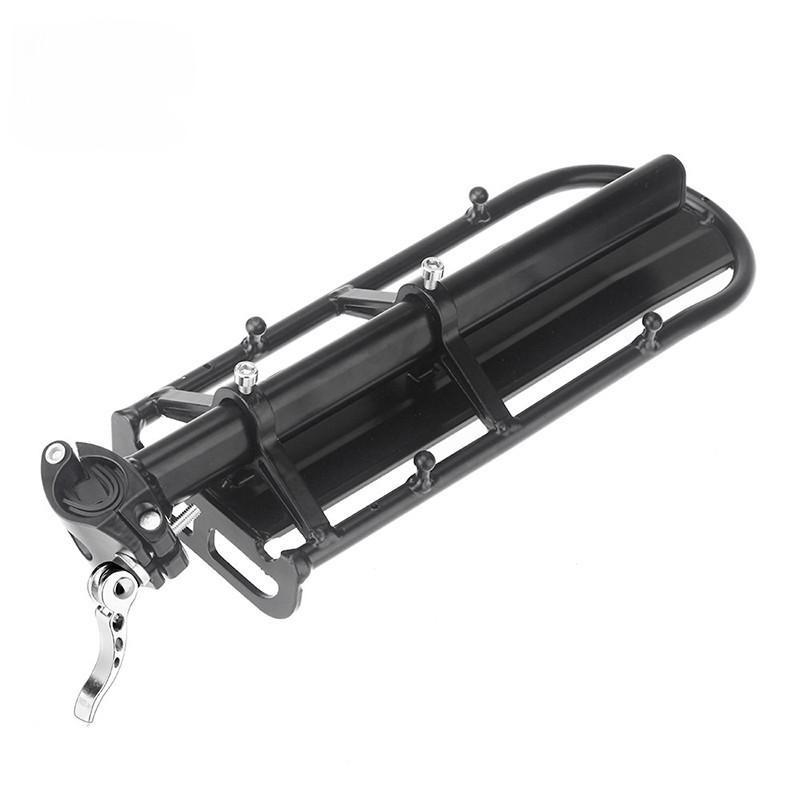 Retractable Aluminum Alloy Bicycle Rear Rack Adjustable Seat Post Luggage Cargo Carrier Bike Pannier Mount Bracket