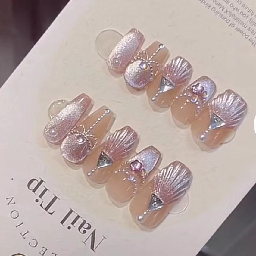 

Pure Handmade Phototherapy Wear Armor Fairy Skirt Wear Armor Finished Product Reusable Manicure Patch large L