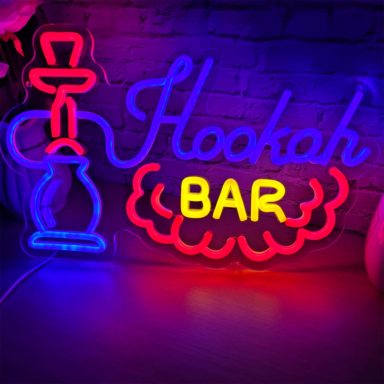 

Неон для кальян-бара и Идеально для украшения гостиных и и в качестве стильного подарка на день рождения или Рождество или украшения для вечеринки Ш x Знак, питание от USB,