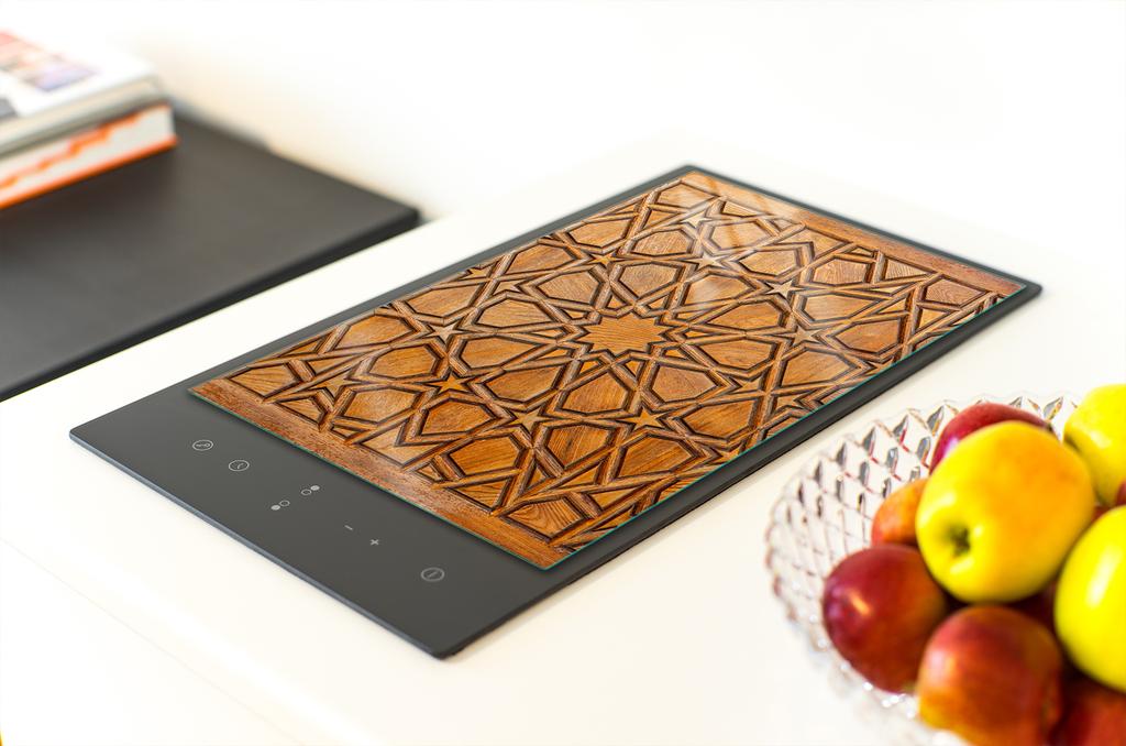 GLASS CUTTING BOARD 35x52 Wood