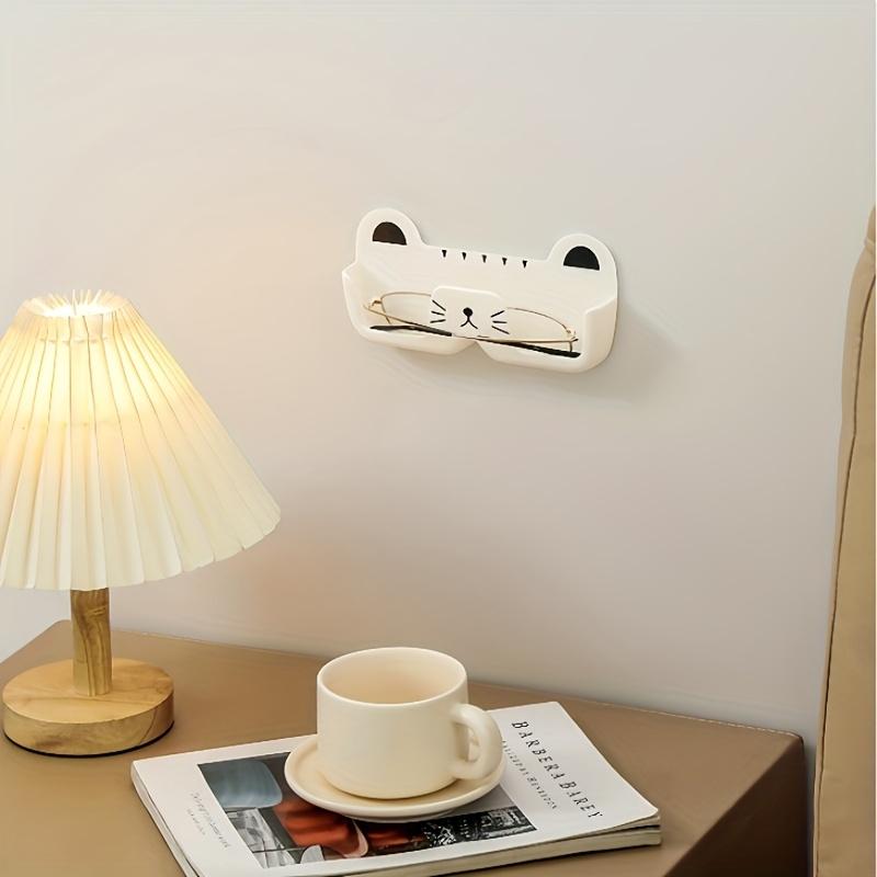 Wall-mounted Glasses Storage Box, Suitable for Bedside, Bathroom, Living Room, and Cabinet Use., Shelves