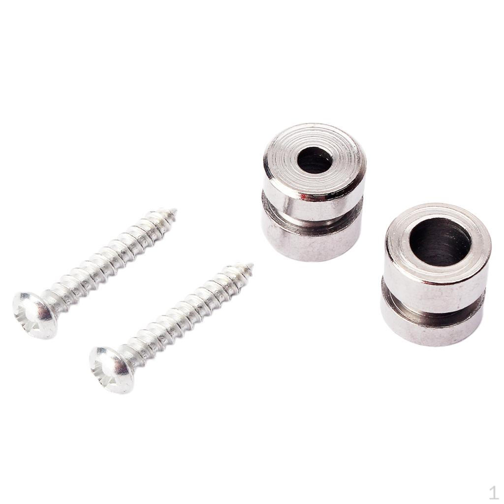 1 - Locking Knobs with Screws for Guitar Strap Mounts