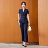 Tluoman Women's Short-Sleeve Business Suit Set