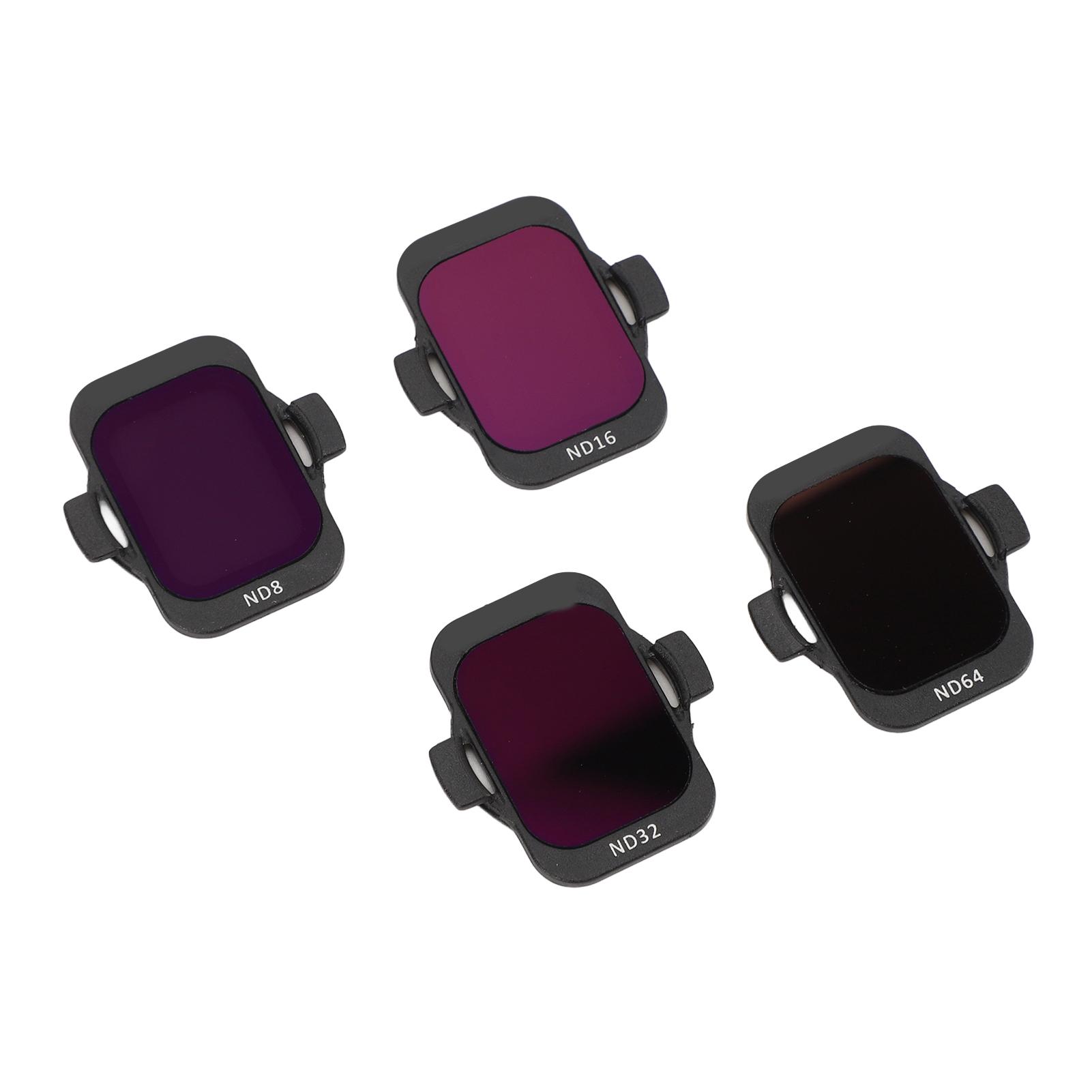 

Набор из 4 ND фильтров для объектива камеры для AVATA 2 Уменьшают переэкспозицию ND8 ND16 ND32 ND64 Аксессуары