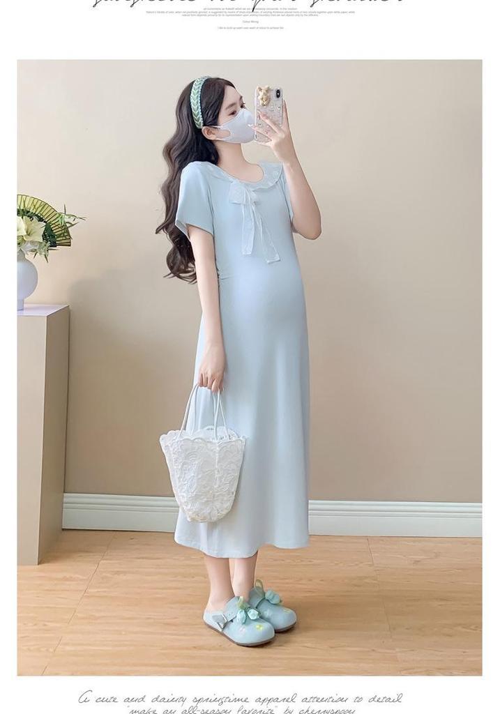 Maternity Dress 2026: Trendy Lace-up Style for Pre- and Post-Pregnancy