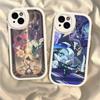 Handyspiel C-Cookie Run Kingdom Handyhülle Für IPhone 16 15 14 13 12 11 Pro Max Plus Weiches Leder Cover