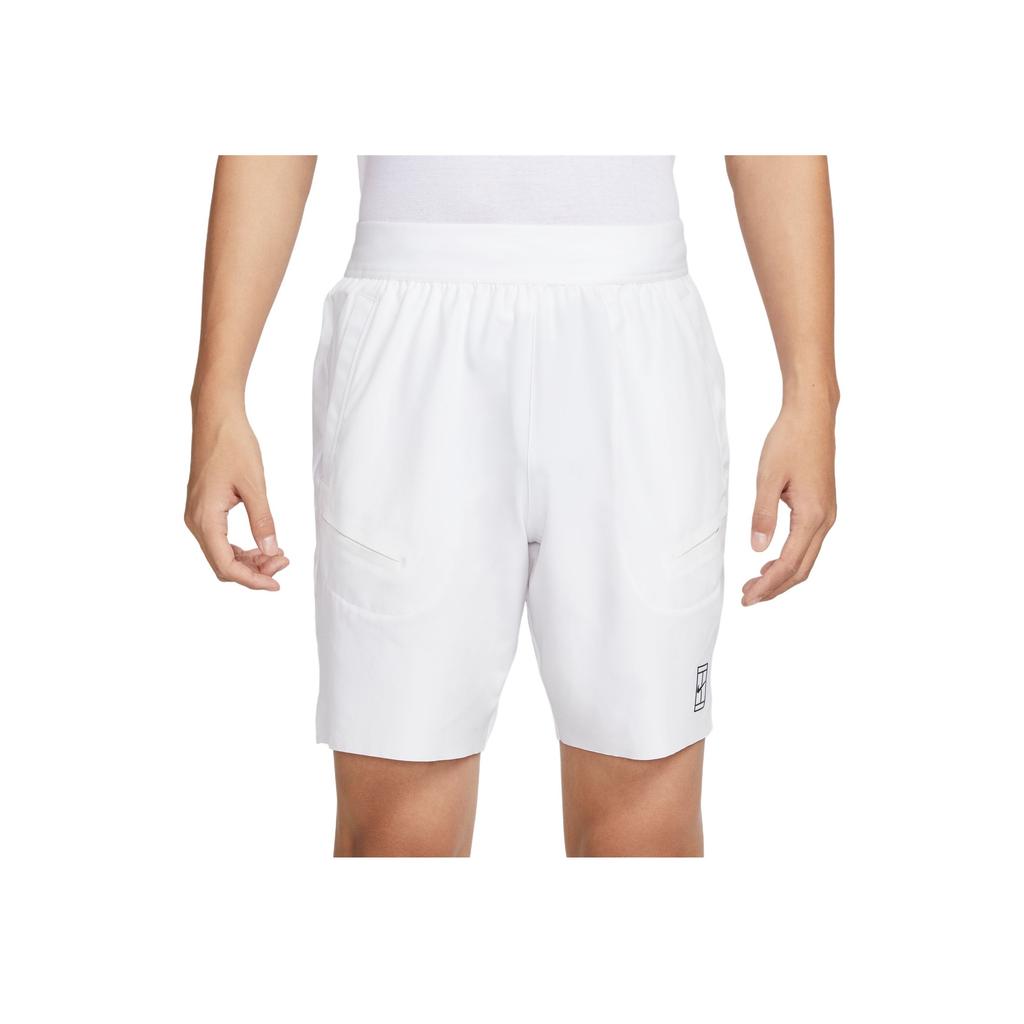 Nike Court Advantage Dri-Fit Quick-Dry Tennis Shorts Men shorts White Black FZ9323-100