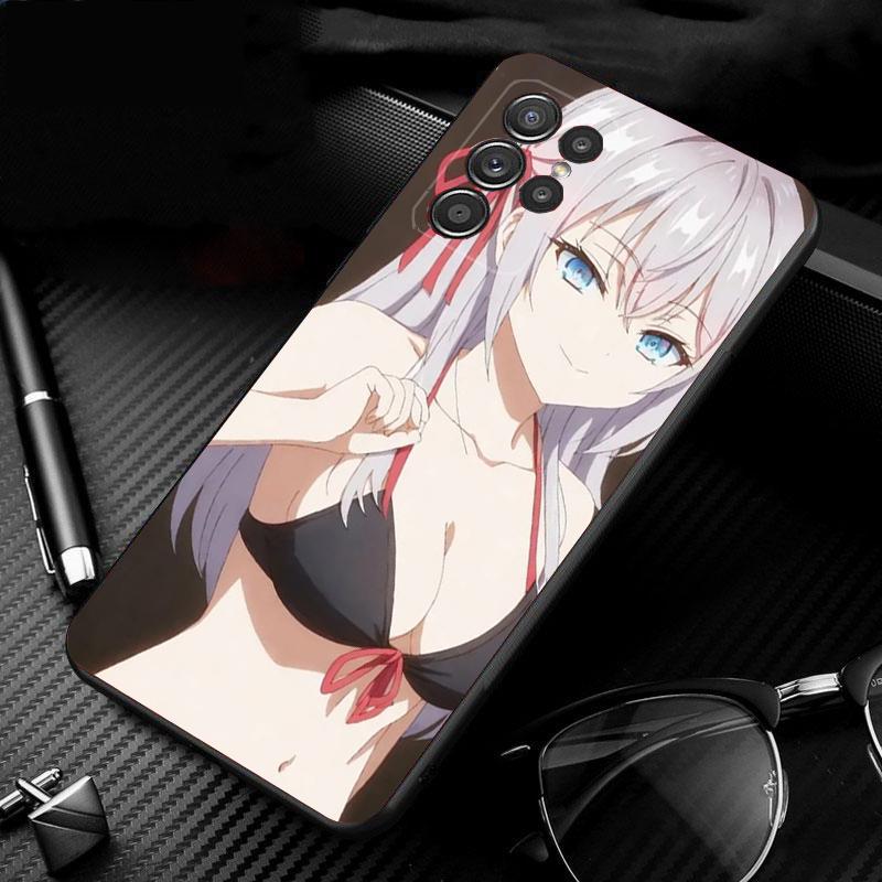 Phone Case For Samsung Galaxy S26 Plus Edge S25 S24 S23 S22 Ultra S23 S22 S25 Plus S24 FE Anime Girl