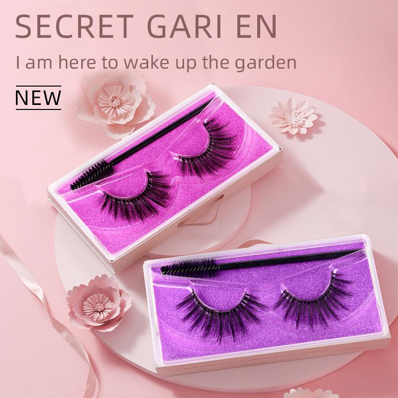 Loose Mink False Eyelash Thin Band False Eyelashes Crear Own Brand False Eyelashes Customized Box
