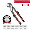 Adjustable Water Pump Pliers: Multifunctional, 10 & 12-Inch, Large Fish Mouth Design, Ideal for Faucets & Pipes
