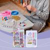 Children's Diy Rainbow Beaded Bracelet Set, Cultivating Skills And Creativity. Rainbow Beaded Bracelet Handicraft Toy