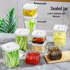 Transparent Rotating Kitchen Storage Jar - Moisture & Insect-Proof Food-Grade Container for Nuts & Grains