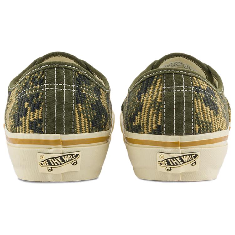 Vans LX Authentic 44 Camo Antique Gold Unisex Sneakers Green VN000D5K18S