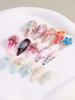 1pc 3D Lily Flower Nail Art Silicone Mold, Embossed Hibiscus Pattern DIY Nail Stamping Tool