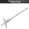 Utoolmart Depth Gauge, High-Precision Depth Gauge, Made of Carbon Steel, 0.02mm Accuracy, 200mm Measuring Range, 1 Piece, Height Gauge, Depth Gauge, M