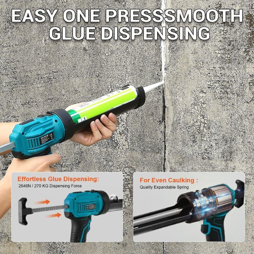 LED Light Design Electric Caulking Tool High Efficiency Cement Glass Adhesive Glue  Kitchen