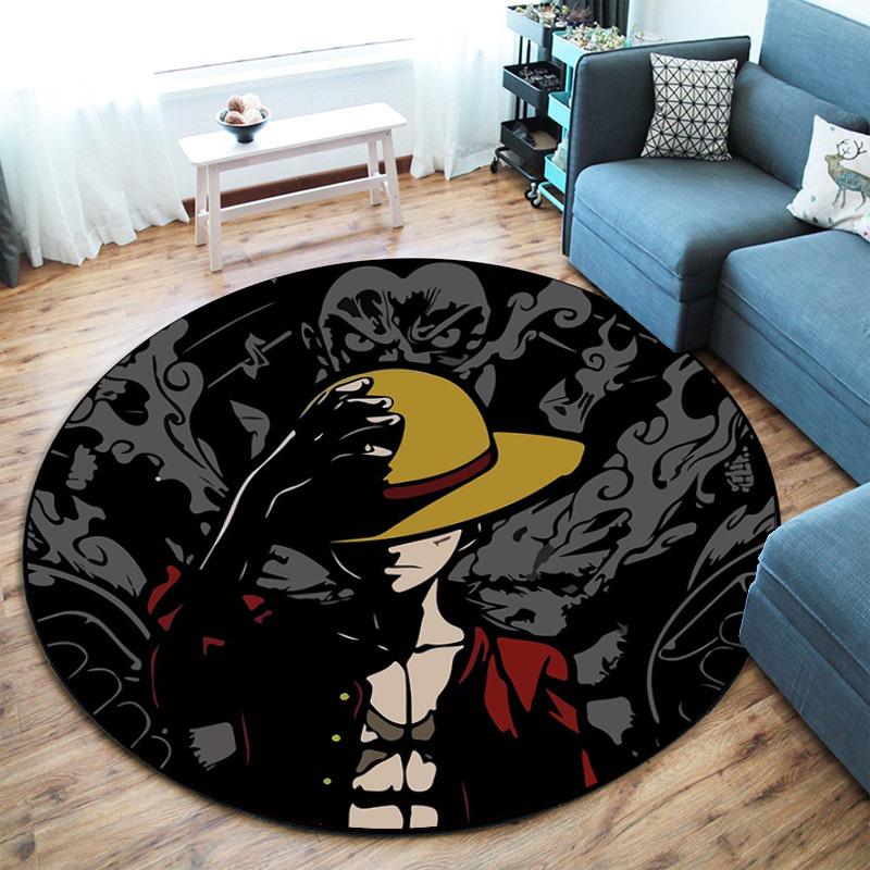 Cute Monkey D. Luffy from the Japanese manga ONE PIECE carpet is soft, home, bedroom, door mat decoration, and non slip carpet E6