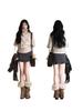 Gray Polka Dot Korean Style Hip-Hugging Short Skirt - Autumn/Winter 2026 Collection