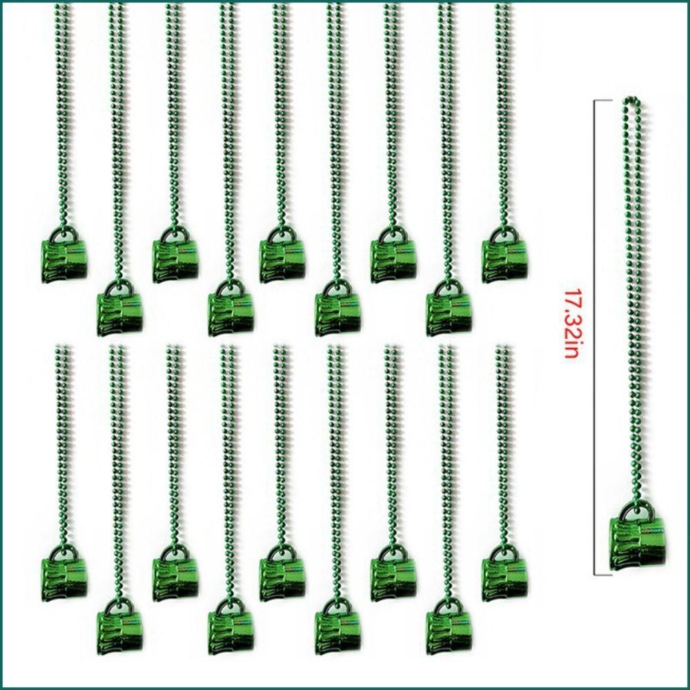 

3pcs/pack Jewelry Gift Pendant Chain Classic Unisex Necklace Fashion Green Necklace Women Men
